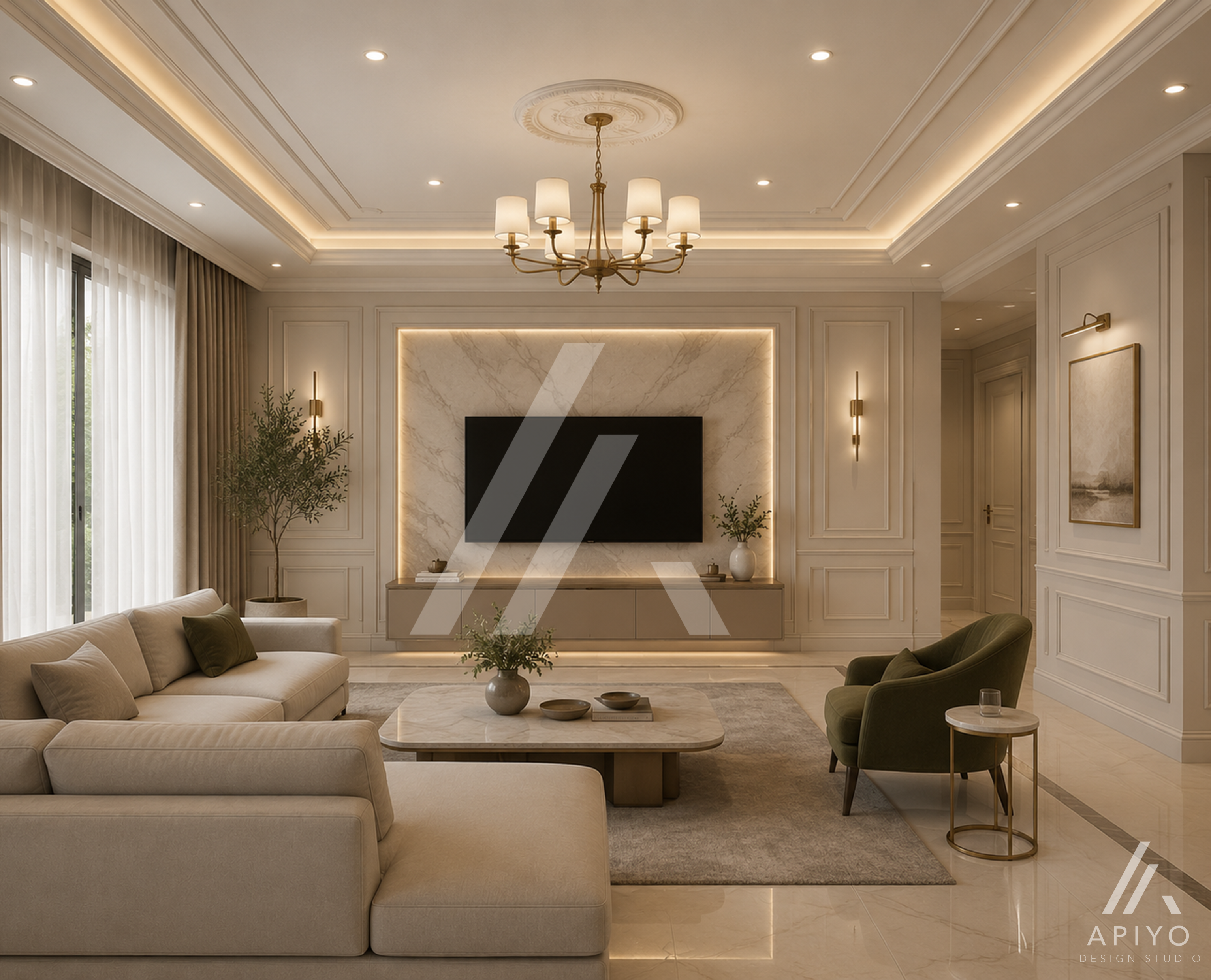 Classical Living Room