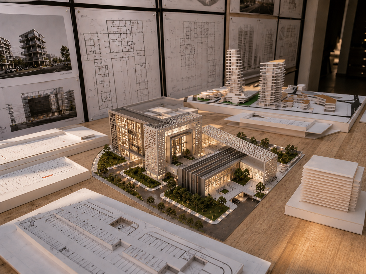 Architecture student studio model
